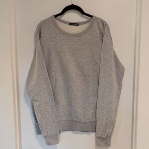 Brandy Melville Light Gray Sweatshirt